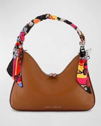 Mariposa Zip Leather Hobo Bag