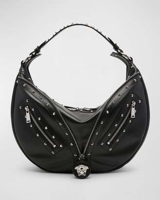 La Medusa Medium Studded Hobo Bag