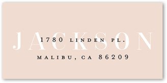 Address Labels: Blush Love Address Label, Beige, Address Label, Matte