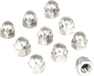 Zspec M4-0.7 Acorn Nuts, Sus304 Stainless Steel, 10-Pack
