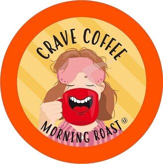 Crave Beverages Breakfast Blend Coffee Pods for Keurig, Light Roast, 100 Count