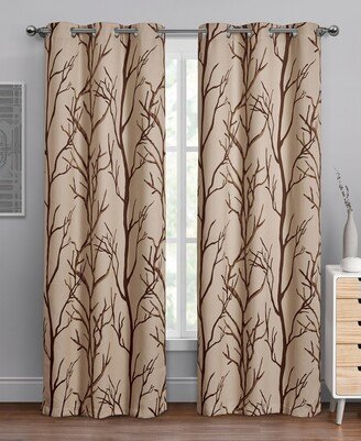 Kingdom Branch Blackout 1-Piece Curtain Panel, 42