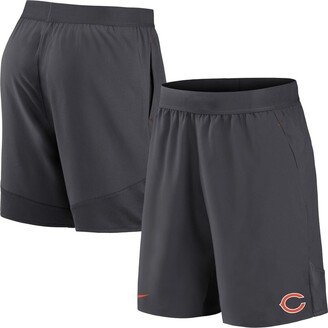 Men's Anthracite Chicago Bears Stretch Woven Shorts