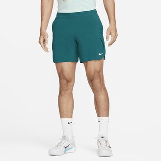 Men's Court Dri-FIT Slam Tennis Shorts in Green-AA