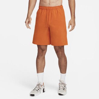 Men's Unlimited Dri-FIT 9 Unlined Versatile Shorts in Orange