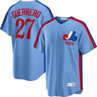 Men's Vladimir Guerrero Powder Blue Montreal Expos Road Cooperstown Collection Player Jersey