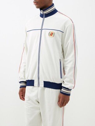 Interlocking G-patch Zipped Track Top