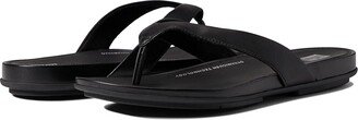 Gracie Leather Flip-Flops (All Black) Women's Shoes