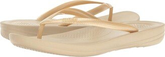 Iqushion Ergonomic Flip-Flop (Gold) Women's Sandals