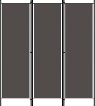 3-Panel Room Divider Anthracite 59.1x70.9