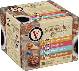 Victor Allen's Coffee Summertime Coffee Variety Pack, Medium Roast, 36 Count, Single Serve Coffee Pods for Keurig K-Cup Brewers