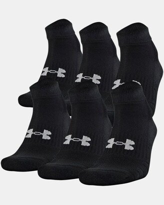 Unisex UA Training Cotton Low Cut 6-Pack Socks