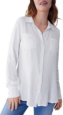 Patch Pocket Maternity Shirt