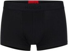 Stretch-cotton regular-rise trunks with marker logo