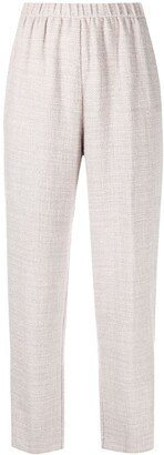 Cropped Slim-Fit Trousers-AA