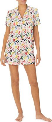 Print Short Pajamas-AA