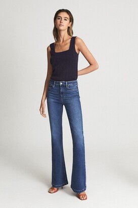 Genevieve High Rise Flared Jeans