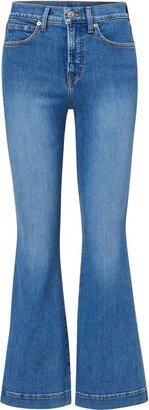 Carson high-waisted flared jeans