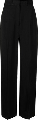 Flared Tailored-Cut Trousers-AA