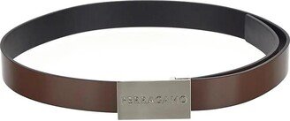 Logo Buckle Reversible Belt-AB