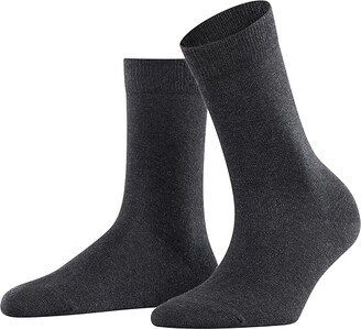 Family Cotton Crew Socks (Anthracite) Women's Low Cut Socks Shoes