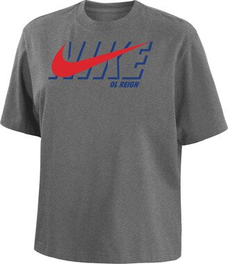 OL Reign Women's Soccer T-Shirt in Grey