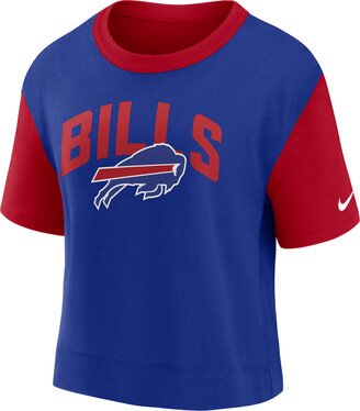 Women's Fashion (NFL Buffalo Bills) High-Hip T-Shirt in Red