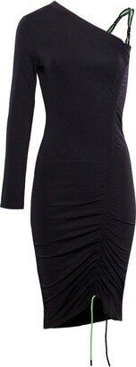 One-Shoulder Jersey Dress