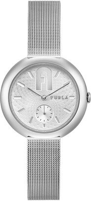 Furla Watches FURLA Ladies Silver Tone Stainless Steel Bracelet Watch (Model: WW00013005L1)