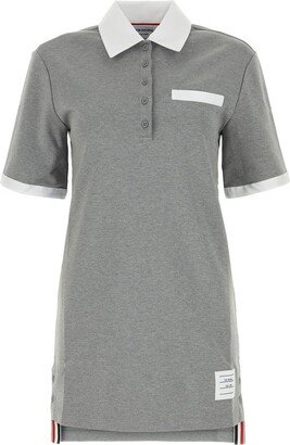 Logo Patch Short Sleeved Polo Dress