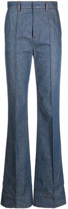 High-Rise Wide-Leg Jeans-BI