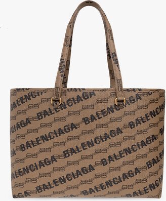 ‘Signature’ Shopper Bag - Brown