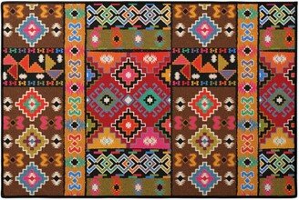 Door Mats: Kilim - Brown Door Mat, Multicolor