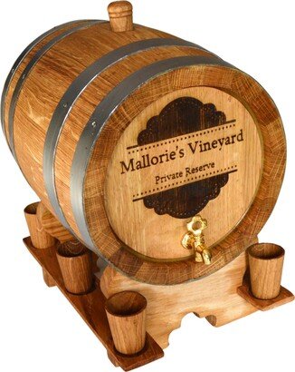 5L Personalized Birthday Logo Whiskey Barrel