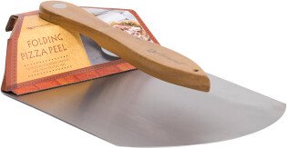 Stainless Steel Acacia Wood Folding Handle Pizza Peel