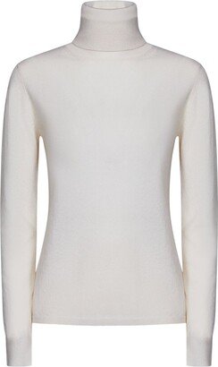 Turtleneck Long-Sleeved Knitted Jumper-AA