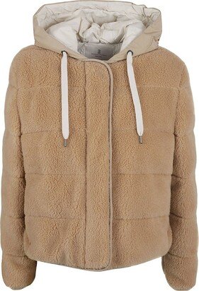 Fur Coated Padded Down Jacket