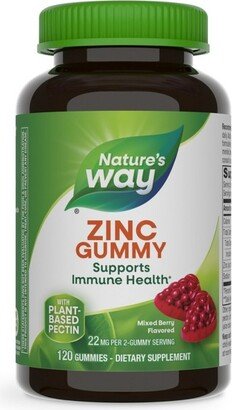 Zinc Dietary Supplement Gummies - Mixed Berry Flavored - 120ct