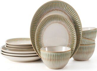 Hensley 12-Pc Dinnerware Set, Service for 4