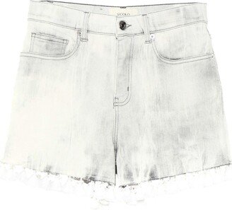 Denim Shorts Light Grey