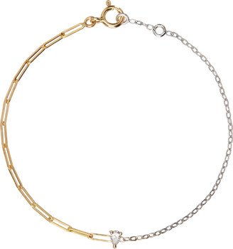 Gold & Silver Diamond Bracelet