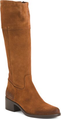 TJMAXX Suede High Shaft Boots For Women-AA