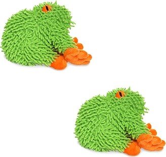 Mighty Jr Micro Fiber Frog, 2-Pack Dog Toys