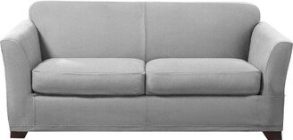 3pc Ultimate Stretch Leather Loveseat Slipcovers