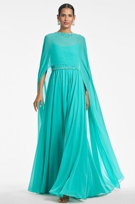 Lavinia Gown - Bahama Blue