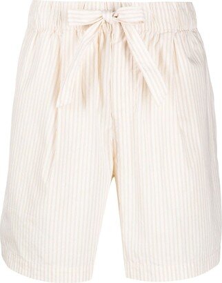 Striped Organic Cotton Shorts-AA