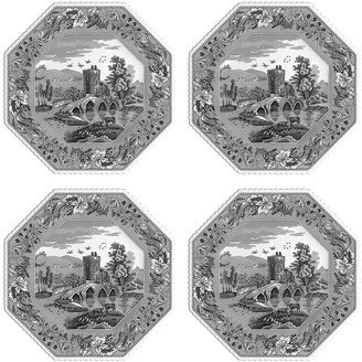 Heritage Lucano Octagonal Plates, Set of 4