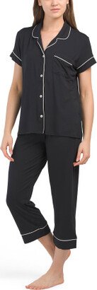 TJMAXX Kate Modal Soft Crop Pajama Set For Women