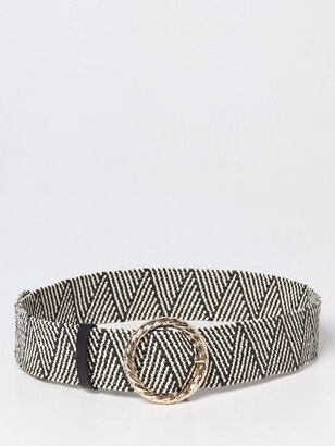 Stretch raffia Twinset belt