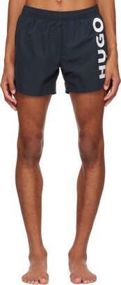 Navy Quick-Drying Swim Shorts